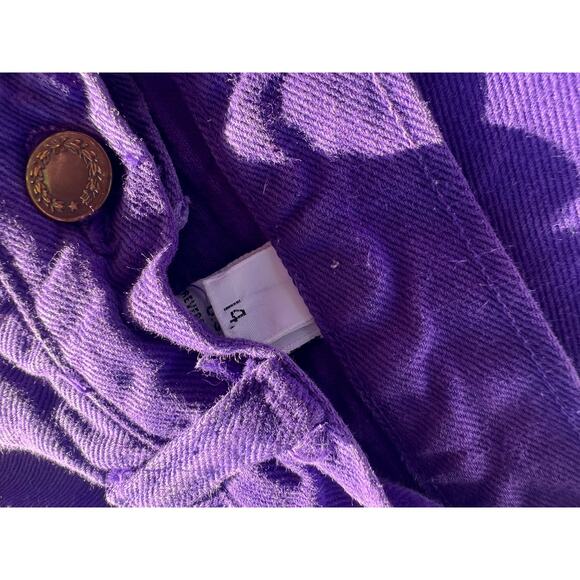 Moda International Vintage 80s Purple High Waisted Denim Mom Jeans - Picture 8 of 9